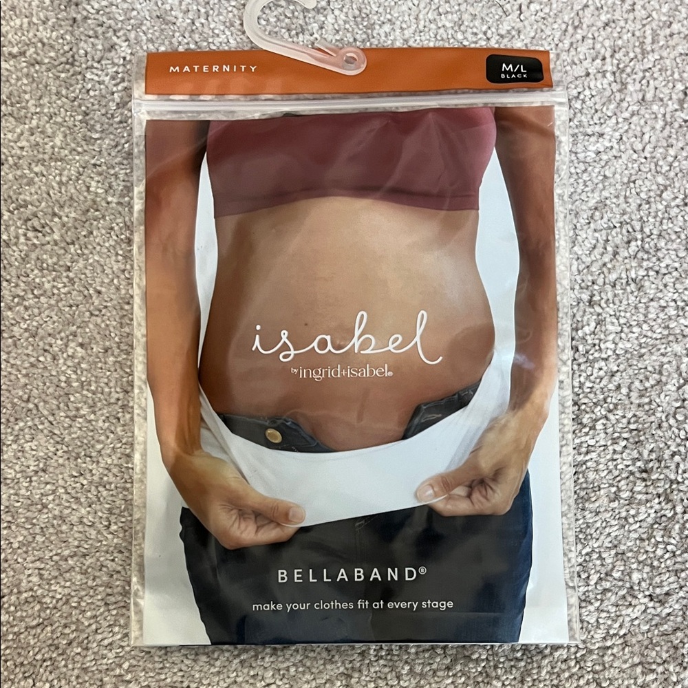 Isabel Maternity by Ingrid & Isabel Bellaband in white and black